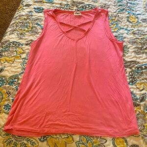 Pulse pink tank top